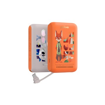 BELKIN BoostCharge 20W自帶USB-C線快充行動電源(10,000mAh)-迪士尼系列-動物方城市-BPB021qcOG-DY