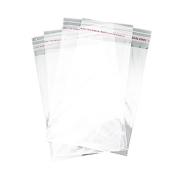 OPP自黏袋 適用於文具、飾品包裝  透明  24 x 34cm + 4cm  100個