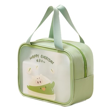 上手家居 淘氣小豬乾溼分離包  青綠小豬  30 x 12 x 20cm