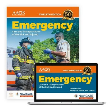 Emergency Care & Trans of the Sick and Injured 12E with (Paperback & Essentials) (12版) AAOS 2025 Jones & Bartlett learning (J&B)
