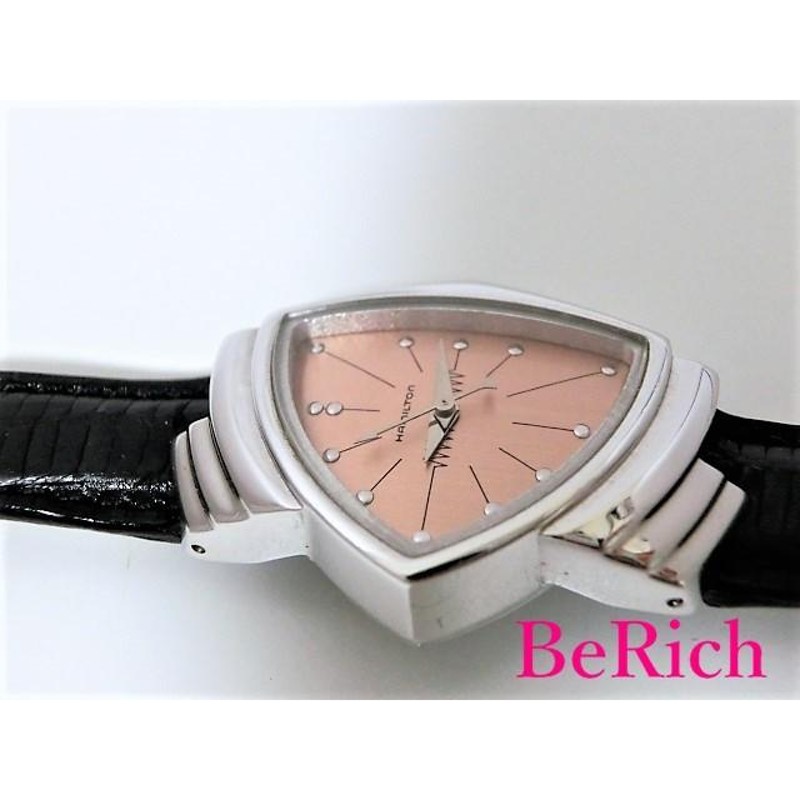 ハミルトン 6259 ベンチュラ レディース 腕時計 ピンク文字盤 クォーツ