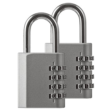 comet 轉盤式密碼鎖 灰色 中型  2個