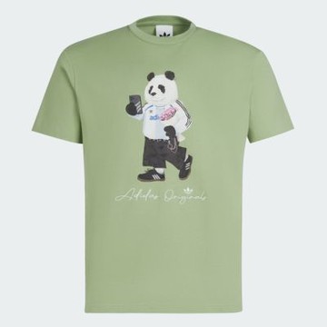 Adidas 愛迪達 Dorophy Tee 3 IB7068 男女 T恤 運動上衣 休閒短袖 熊貓 綠 亞版