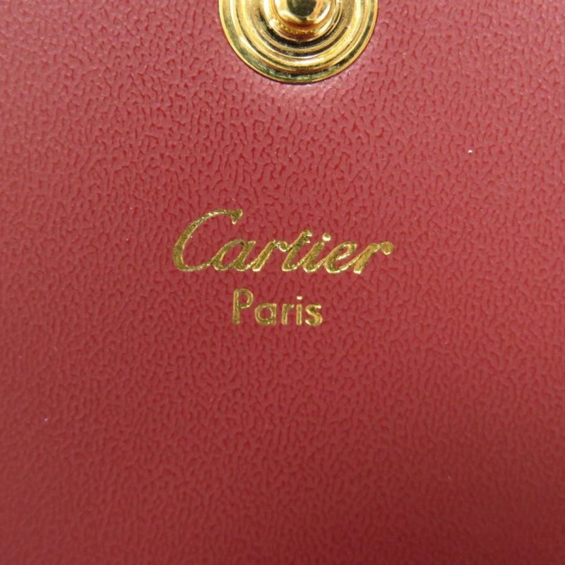 CARTIER カルティエ ロゴマーク コインケースレザー レディース