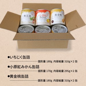 国産フルーツ缶詰 6缶セット_M08-0011