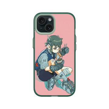 iPhone 15 Clear 憂墨綠 - Davey Perkins - 休息時間