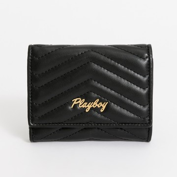 PLAYBOY - 短夾 Femme系列 - 黑色