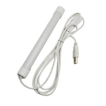 【光之圓】LR6118 燈管式LED USB充電式 35cm工作燈 露營燈(護眼燈罩 掛勾/磁吸/膠黏)