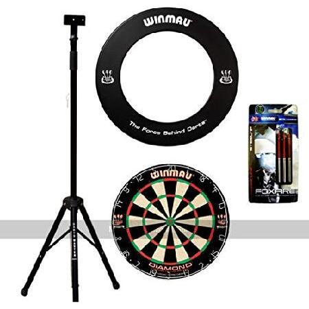 Darts Master Darts Set Dartboard Set with Stand and Surround