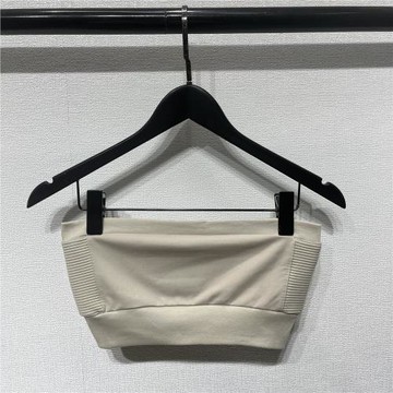 夏季暗黑街頭RO女士性感露臍露肩彈力純色修身打底抹胸背心