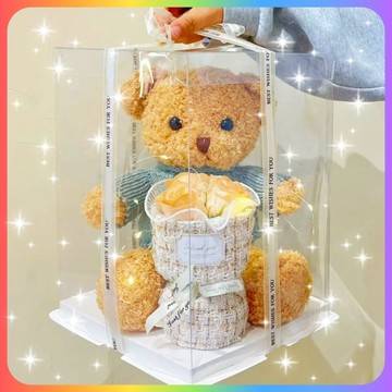❤️台灣24H出❤️泰迪熊禮盒套裝 泰迪熊 生日禮物 情侶 禮物 送女生 交換禮物 聖誕禮物 熊熊 小熊玩偶 情人節禮物