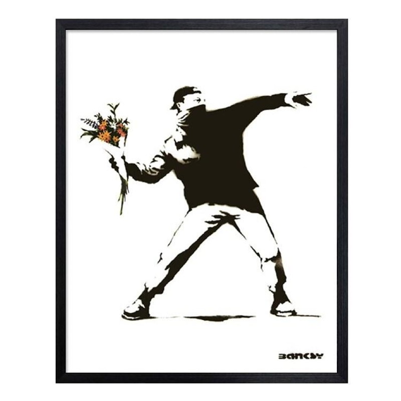 バンクシー ハンガースタイル モロトフ 花束 Banksy 吊り下げ ポスター