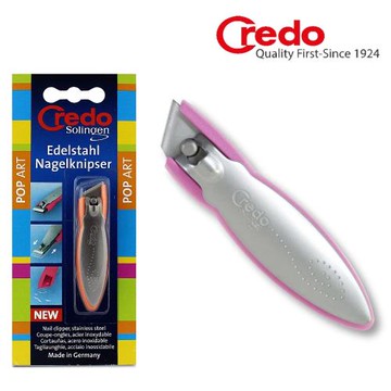 德國Credo克雷多-POP鮮彩斜口指甲剪附指甲收集盒11712不挑色