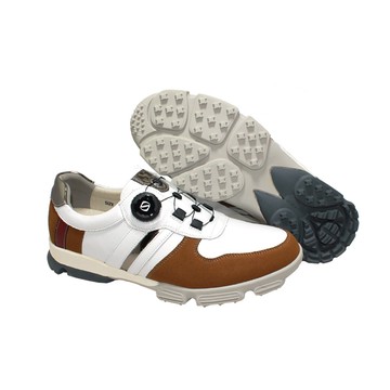 Rocaber 卡迪斯男士皮革旋鈕高爾夫球鞋  26cm  白色的