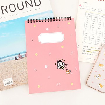 Hello DunDun 哈囉登登系列 線圈筆記本04.小蜜蜂