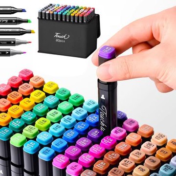 TengYue 80色專業美術雙頭麥克筆 馬克筆 水彩筆 美術筆 動漫色 酒精性墨水筆 彩色筆 畫筆