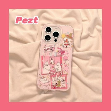 小河馬禮物盒適用蘋果17PROMAX手機殼iPhone15Plus軟殼14小清新13大孔16pro防摔12/11保護殼