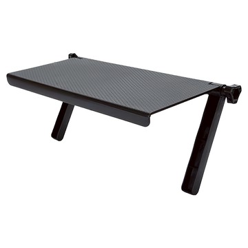 掛式螢幕上方置物架  ABS材質  穿針引線款  30 x 12.5公分  黑色  1個