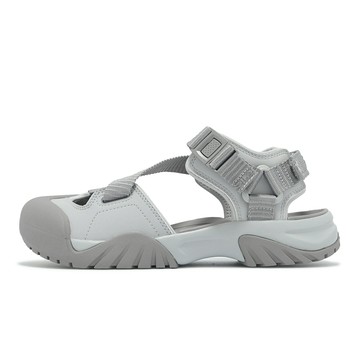 Fila 涼鞋 PEITO SD 男鞋 女鞋 灰 魔鬼氈 緩衝 包頭 涼拖鞋 斐樂
