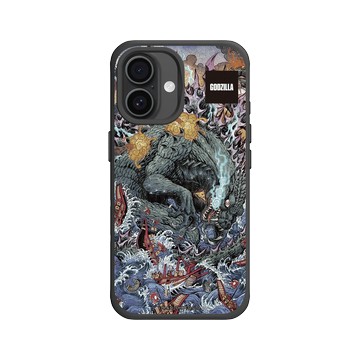 iPhone 16 SolidX 黑 - 哥吉拉 Godzilla - 海上大戰