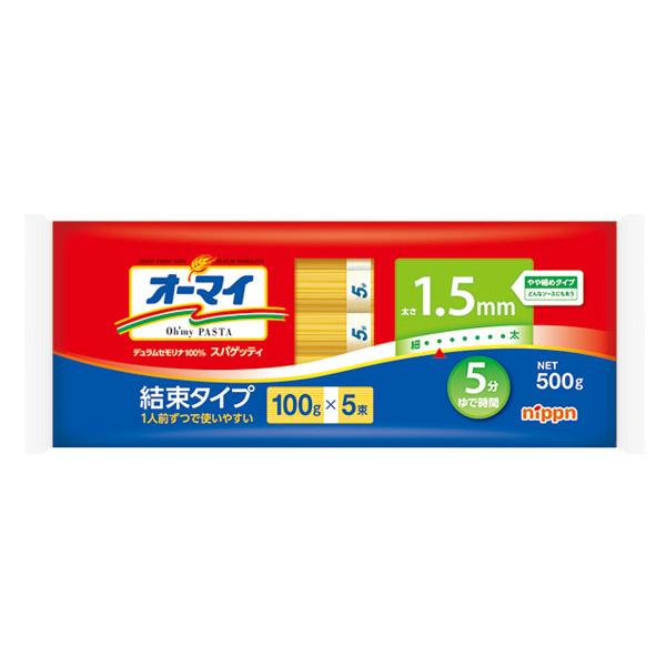 ★まとめ買い★　オーマイ　結束スパゲティ1.5MM 　500G　×20個