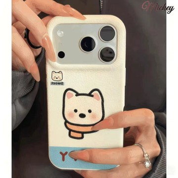 新款保護殼.插畫狗狗適用蘋果17手機殼新款iPhone16promax卡通15/14一體13/12