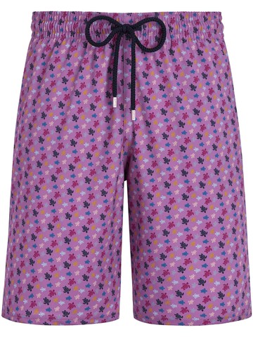 Vilebrequin - Ronde Des Tortues-print swim shorts - men - Recycled Polyamide/Elastane - XXXL - Purple
