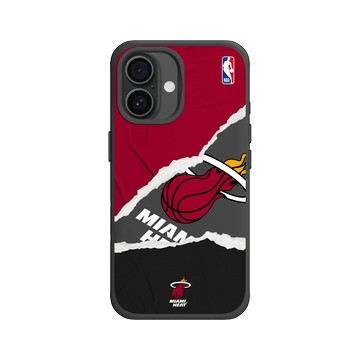 iPhone 16 SolidX 黑 - NBA - 熱血系列-邁阿密熱火 Miami Heats - Sweat and Tears