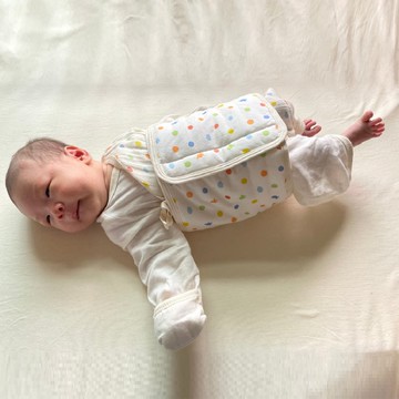 有機棉點點鳥安心肚圍・嬰幼兒保暖護肚・GOTS認證_HomeyOrganic