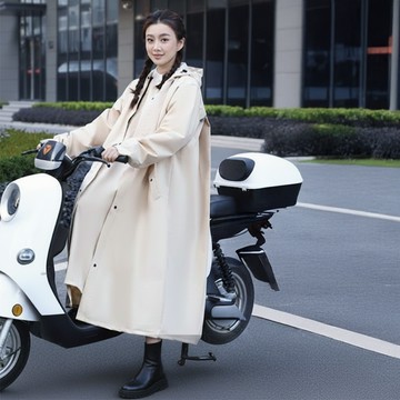 APEX 輕旅騎行一件式背包雨衣  淺卡其  L