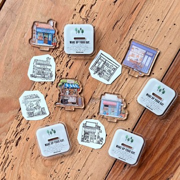 喚醒你的每一天 壓克力立牌印章 森林版