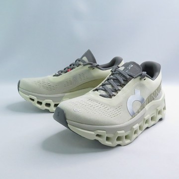 On 瑞士昂跑 3WE10112569 Cloudmonster 2 女 路跑鞋 奶油黃/冰塊白