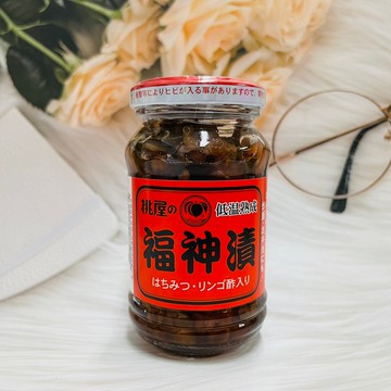 日本 桃屋 低溫熟成 福神漬 玻璃罐 145g (添加蜂蜜&蘋果醋)｜全店$199免運