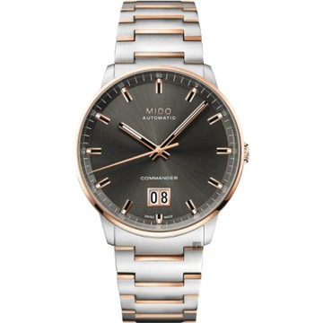 MIDO 美度 官方授權 COMMANDER 香榭大日期機械錶 夏日煥新提案 送禮推薦-42mm M0216262206100