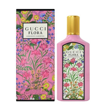 【GUCCI】華麗梔子花女性淡香精 100ml Flora Gorgeous Gardenia 總代理公司貨