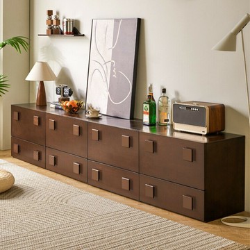 免運/公司貨 電視櫃 原木電視櫃 實木電視櫃 斗櫃 櫃子 斗柜電視柜落地靠墻實木現代簡約實木儲物柜中古臥室床頭柜邊柜 可開發票 全館五折 工廠現貨直銷 新品特價 z10234