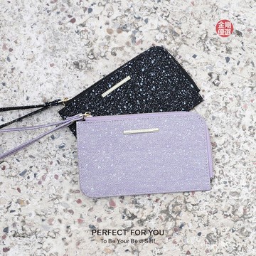 皮夾女 零錢包 卡包 女皮夾 卡包女 多卡位 大容量 PERFECT FOR YOU新款熱銷女士錢包韓版牛仔布學生卡包