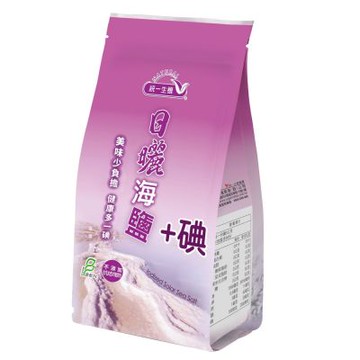 統一生機 日曬海鹽加碘立袋(450g)