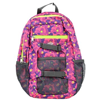 HUGGER 兒童登山背包  輕量透氣  雙側網袋  迷彩沙漠款式  迷彩糖果  14*24*37公分