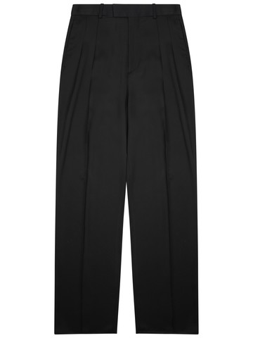 bottega veneta silk blend tailored pants