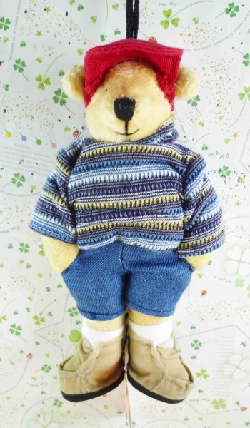 【震撼精品百貨】日本精品百貨~絨毛玩偶-人形熊-男生-條紋