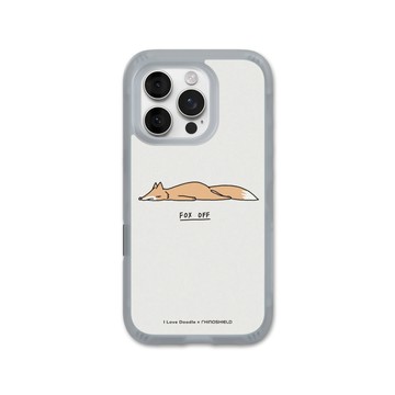 RHINOSHIELD iPhone 15 Pro/15 Pro Max AirX MagSafe兼容 氣墊緩衝磁吸防摔手機殼｜ilovedoodle系列-狐狸(多色可選)