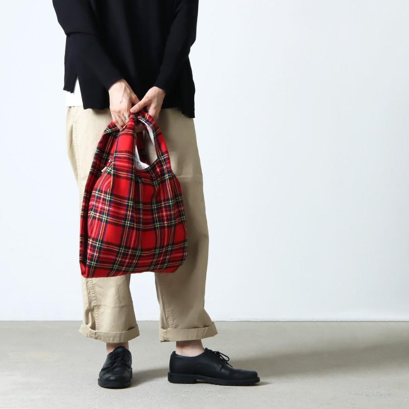 MASTER & Co. (マスターアンドコー) TARTAN WOOL ECO BAG SMALL