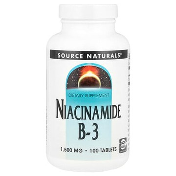 Source Naturals, 煙醯胺 B-3，1,500 毫克，100 片
