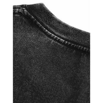 水洗做舊夏季新款美式潮流復古字母印花短袖t恤男女寬松街頭上衣