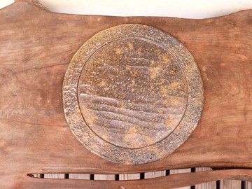 備前燒盤（約26cm）sr4-082