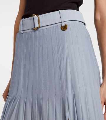 Burberry Belted pleated maxi skirt