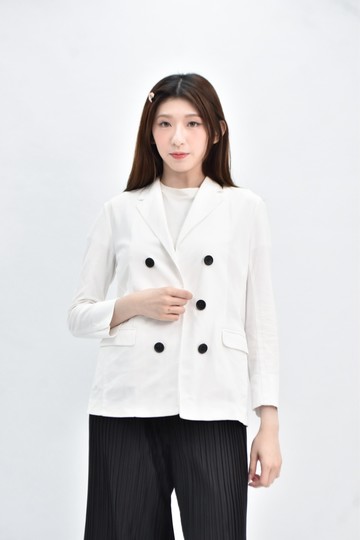 (S) icb 長袖白色外套