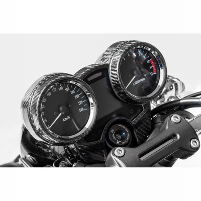 Z900RSカワサキ純正メーターアッパーカバーツヤ有り黒塗装仕上品