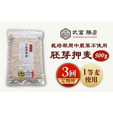 ふるさと納税 胚芽押麦500g（1等麦使用）特別栽培農産物 麦[HAJ034] 佐賀県江北町